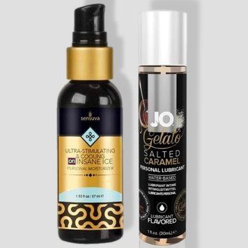 Sensuva Ultra-Stimulating ON Insane Ice (57 мл) + JO GELATO Salted Caramel (30 мл) LB280 фото