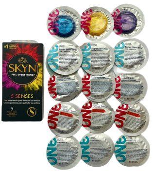 Набор: SKYN 5 Senses 5 шт + ONE 15 шт  SOS1253 фото