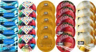 Набор из 25 шт One Oasis Premium + ONE Ribs + ONE Legend XL + ONEChocolateStrawberry + ONEBanana SOS8468 фото