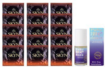 Комплект Skyn Warming 15 шт + Love To Love Pulse Me Down Gel (30 мл)  SOS14483 фото