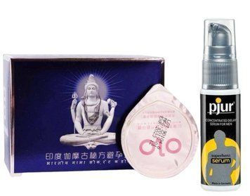 OLO Benefit 10шт.+ Пролонгувальний гель pjur Superhero Serum 20 мл SOS6613 фото