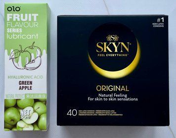 Комплект SKYN ORIGINAL 40 шт + Гель-лубрикант яблуко 120 мл OLO SOS3749 фото