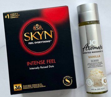 Комплект 36 шт SKYN Intense Feel - System JO Aromatix Vanilla 120 мл SOS1647 фото