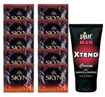 Комплект Skyn Warming 10 шт + pjur MAN Xtend Cream 50 мл  SOS14433 фото