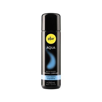 Лубрикант на водной основе pjur Aqua 250 мл, эффект бархатной кожи без прилипания. PJ10350 фото