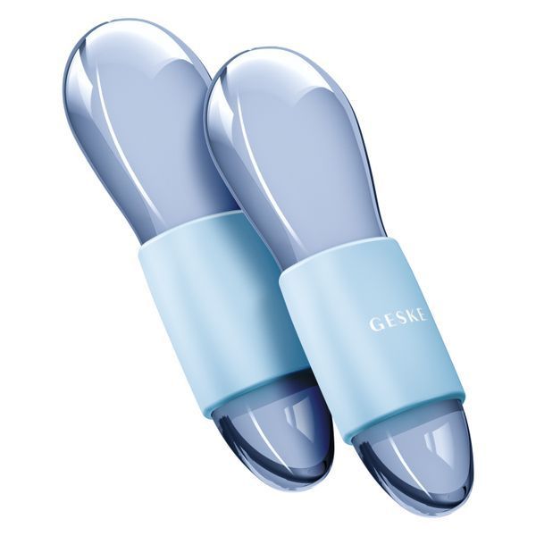 Двойной массажер для глаз GESKE Cool&Warm Duo Eye Massager 7в1 aquamarine HB0318 фото