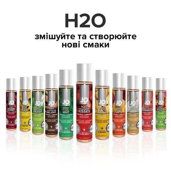 Смазка на водной основе System JO H2O &mdash; Strawberry Kiss (120 мл) без сахара, растительный глицерин SO1672 фото