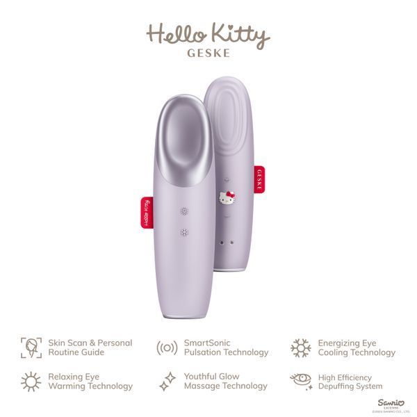 Энерджайзер для глаз GESKE Warm&Cool Eye Energizer 6в1 Hello Kitty purple HB0249 фото