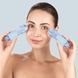 Двойной массажер для глаз GESKE Cool&Warm Duo Eye Massager 7в1 aquamarine HB0318 фото 4