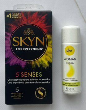 Набір SKYN 5 Senses + Лубрикант pjur Woman Vegan 30 мл SOS2024 фото