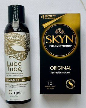 Набор Skyn ​​Original 10 шт. - Лубрикант ORGIE HUMAN LUBE intimate gel, 150 мл SOS2956 фото