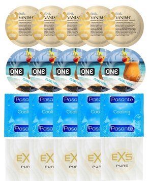 Набір 20 шт ONE 𝐕𝐀𝐍𝐈𝐒𝐇 𝐇𝐲𝐩𝐞𝐫𝐭𝐡𝐢𝐧 + ONE Island Punch + Pasante Cooling + EXS Pure SOS7239 фото