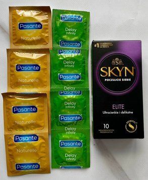 Комплект Skyn Elite 10 шт + Pasante Naturelle 6 шт + Pasante Delay Infinity 6 шт SOS3006 фото