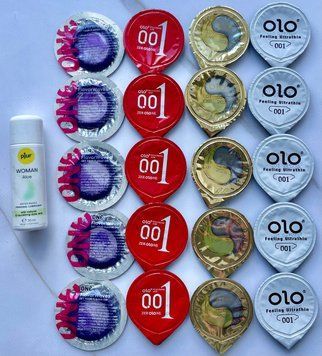 Набор 20 штук One, Olo + лубрикант pjur Woman Aloe (30 мл) SOS3976 фото