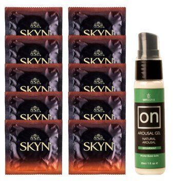 Комплект Skyn Warming 10 шт + Sensuva ON Arousal Gel for Her Spearmint, 29 мл SOS14209 фото