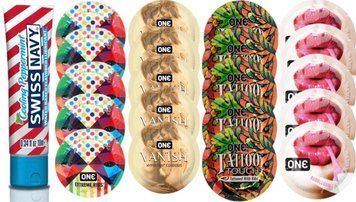 Набор из SwissNavy CoolingPeppermint 10мл + ONERibs + ONE Vanish + ONETattoo + ONE Bubblegum SOS8608 фото