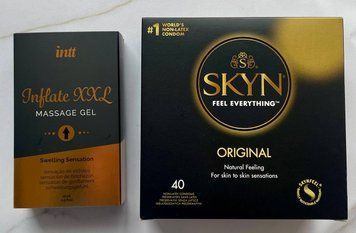 Комплект SKYN ORIGINAL 40 шт + Гель для стимуляции полового органа Intt Inflate XXL (15 мл) SOS1424 фото