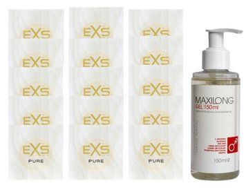 Комплект EXS Pure15 шт + Lovely Lovers Maxilong Gel (150 мл) SOS14867 фото