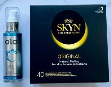 Набір SKYN Original 40 шт - Лубрикант охолоджуючий OLO 60 мл SOS3284 фото