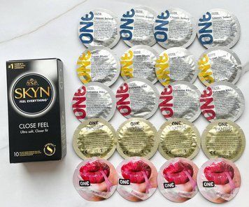Комплект 30 шт - ONE Super Studs, Classic, Vanish, Extreme ribs, Flavor Waves + SKYN Close Feel  SOS1874 фото