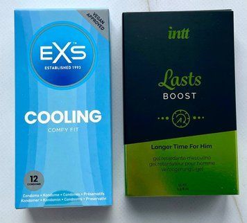 Набор EXS Cooling 12 шт. - Пролонгатор для мужчин Intt Lasts (15 мл) SOS3634 фото