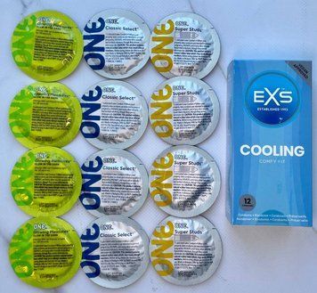 набор 12 шт ONE Super Studs, Glowing Pleasures, Classic + EXS Cooling (12 шт.) SOS3926 фото