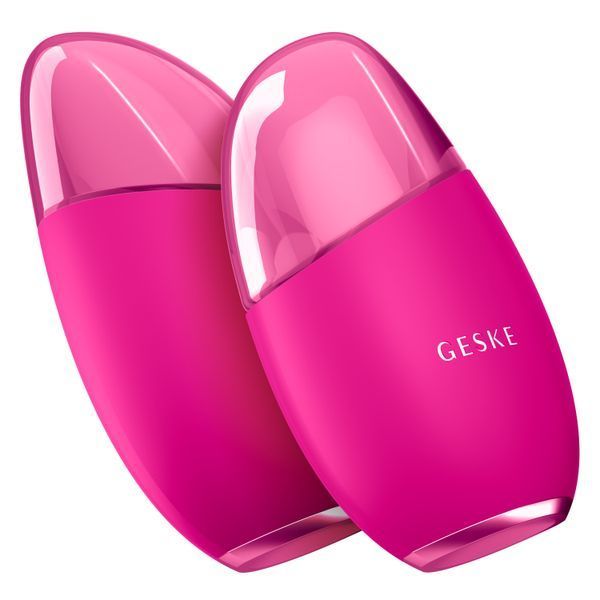 Массажер для лица GESKE Cool&Warm Eye and Face Massager 7в1 magenta HB0289 фото