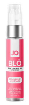 Стимулирующий гель для оральных ласк JO BLŌ Strawberry Lemonade - Клубничный лимонад (30 мл) SX4602 фото