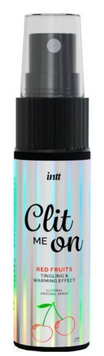 Збуджувальний спрей для клітора Intt Clit Me On Red Fruits Warming Effect 12 мл, зігріваючий ефект SO8393 фото