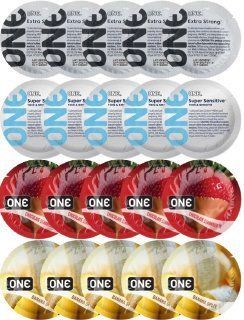 Набор с 20 шт ONE Extra strong + 𝐎𝐍𝐄 𝐒𝐮𝐩𝐞𝐫 𝐒𝐞𝐧𝐬𝐢𝐭𝐢𝐯𝐞 + ONE Chocolate Strawberry + ONE Banana Split SOS8195 фото