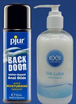 Набор лубрикантов pjur backdoor Comfort water glide 30 мл + EXS Aloe vera silk lube 250 мл LB316 фото