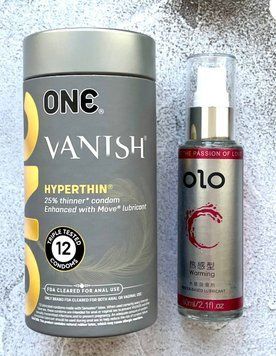 Комплект ONE Vanish 12 шт + Лубрикант согревающий OLO 60 мл SOS2325 фото