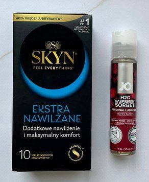 Комплект Skyn Extra Lube 10 штук - Лубрикант System JO H2O &mdash; Raspberry Sorbet (30 мл) SOS2813 фото
