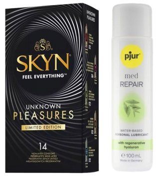 Набор Skyn ​​Unknown Pleasures 14 шт + pjur MED Repair Glide 100 мл SOS13393 фото