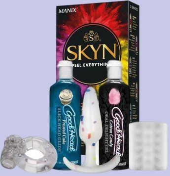 SKYN 5 Senses + Набір Doc Johnson GoodHead - Party Pack - 5 Piece Kit SOS5491 фото
