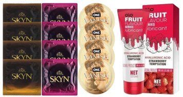 Комплект: Лубрикант OLO со вкусом клубники (120 мл) + 8 шт SKYN + 4 шт ONE 𝐕𝐀𝐍𝐈𝐒𝐇 𝐇𝐲𝐩𝐞𝐫𝐭𝐡𝐢𝐧 SOS10615 фото