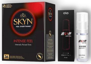 Набір з SKYN Intense Feel (36 шт) + Пролонгатор OLO Пролонгатор 5 мл Satisfy Well SOS8970 фото