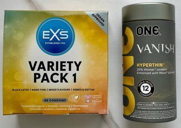 Комплект резинок ONE Vanish 12 шт - EXS Mixed Variety Pack 1, 48 шт  SOS3135 фото