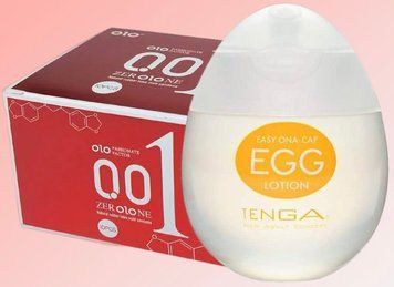 Набор OLO возбуждающие 001 (красные) 10 штук + Лубриканти Tenga Egg Lotion (65 мл) SOS4664 фото