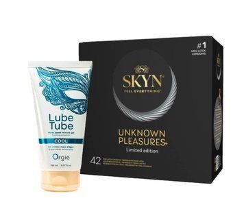 SKYN Unknown Pleasures+ &ndash; 42 шт та Змазка ORGIE LUBE TUBE COOL, 150 мл SOS802 фото