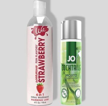 Wet Oral Play Strawberry (118 мл) + JO Cocktails Mojito (60 мл) LB836 фото