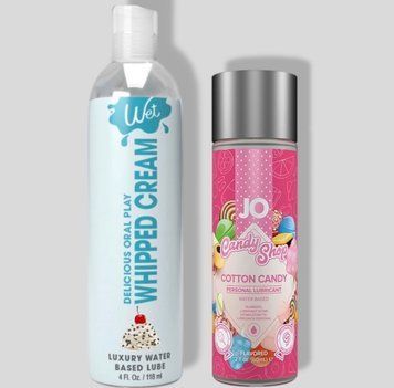 Wet Oral Play Whipped Cream (118 мл) + JO Candy Shop Cotton Candy (60 мл) LB786 фото