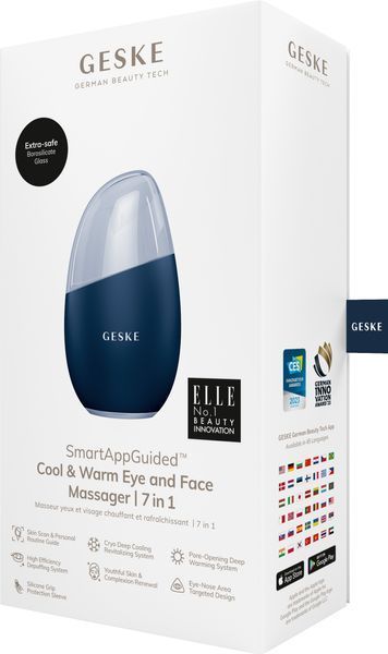Массажер для лица GESKE Cool&Warm Eye and Face Massager 7в1 midnight HB0290 фото