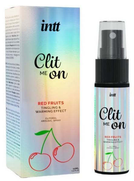 Збуджувальний спрей для клітора Intt Clit Me On Red Fruits Warming Effect 12 мл, зігріваючий ефект SO8393 фото