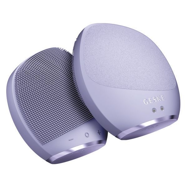 Ультразвуковая щетка для тела и интенсивный пилинг GESKE Sonic Body Brush&Intensive Exfoliator 7в1 purple HB0358 фото