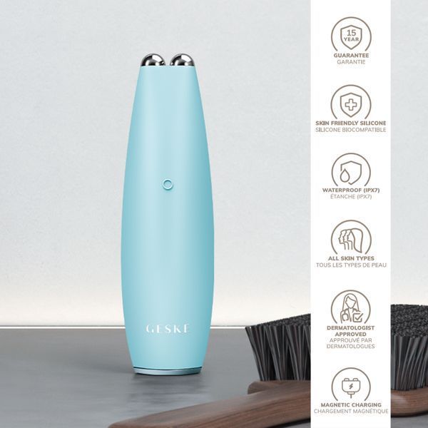 Микротоковая ручка для подтяжки лица GESKE MicroCurrent Face-Lift Pen 6в1 turquoise HB0125 фото