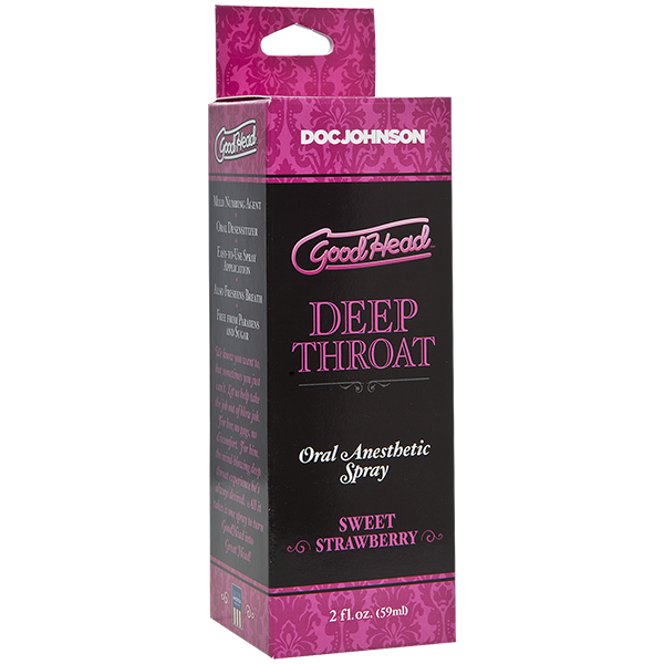 Спрей для глубокого минета Doc Johnson GoodHead DeepThroat Spray - Sweet Strawberry 59 мл  SO2801 фото