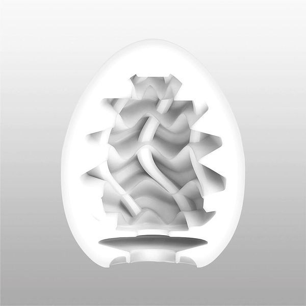 Мастурбатор-яйце Tenga Egg Wavy II з подвійним хвилястим рельєфом SO5487 фото