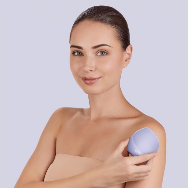 Ультразвуковая щетка для тела и интенсивный пилинг GESKE Sonic Body Brush&Intensive Exfoliator 7в1 purple HB0358 фото