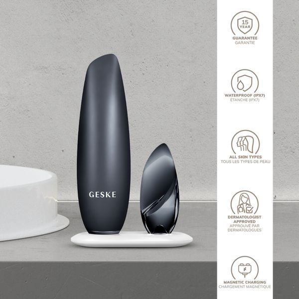Безконтактна магнітна пілінг-маска GESKE Touchless Magnetic Peeling Mask 5в1 black HB0555 фото